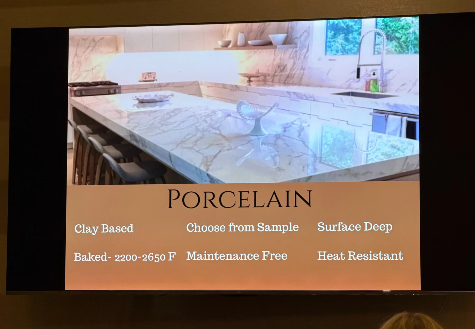 A closer look at Dessco Countertops — photograph from the BEO event gallery