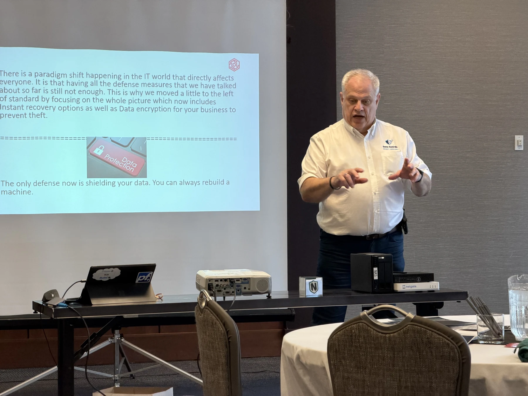 A practical discussion about IT security — photograph from the BEO event gallery