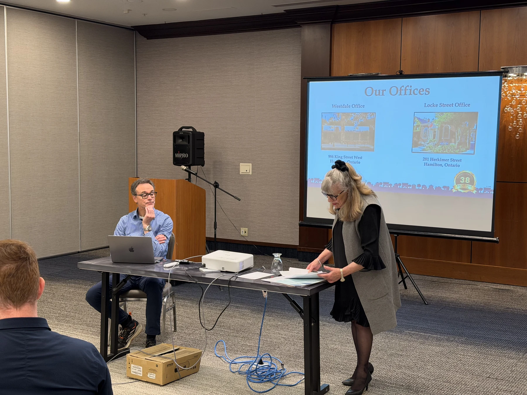 A local perspective on real estate — BEO event photograph