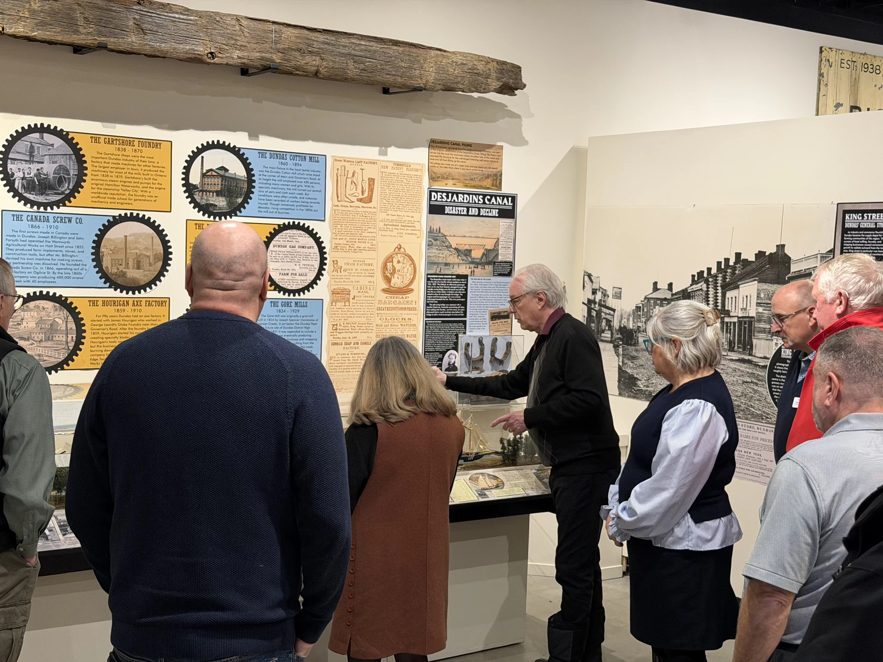 Discovering local history together — photograph from the BEO event gallery