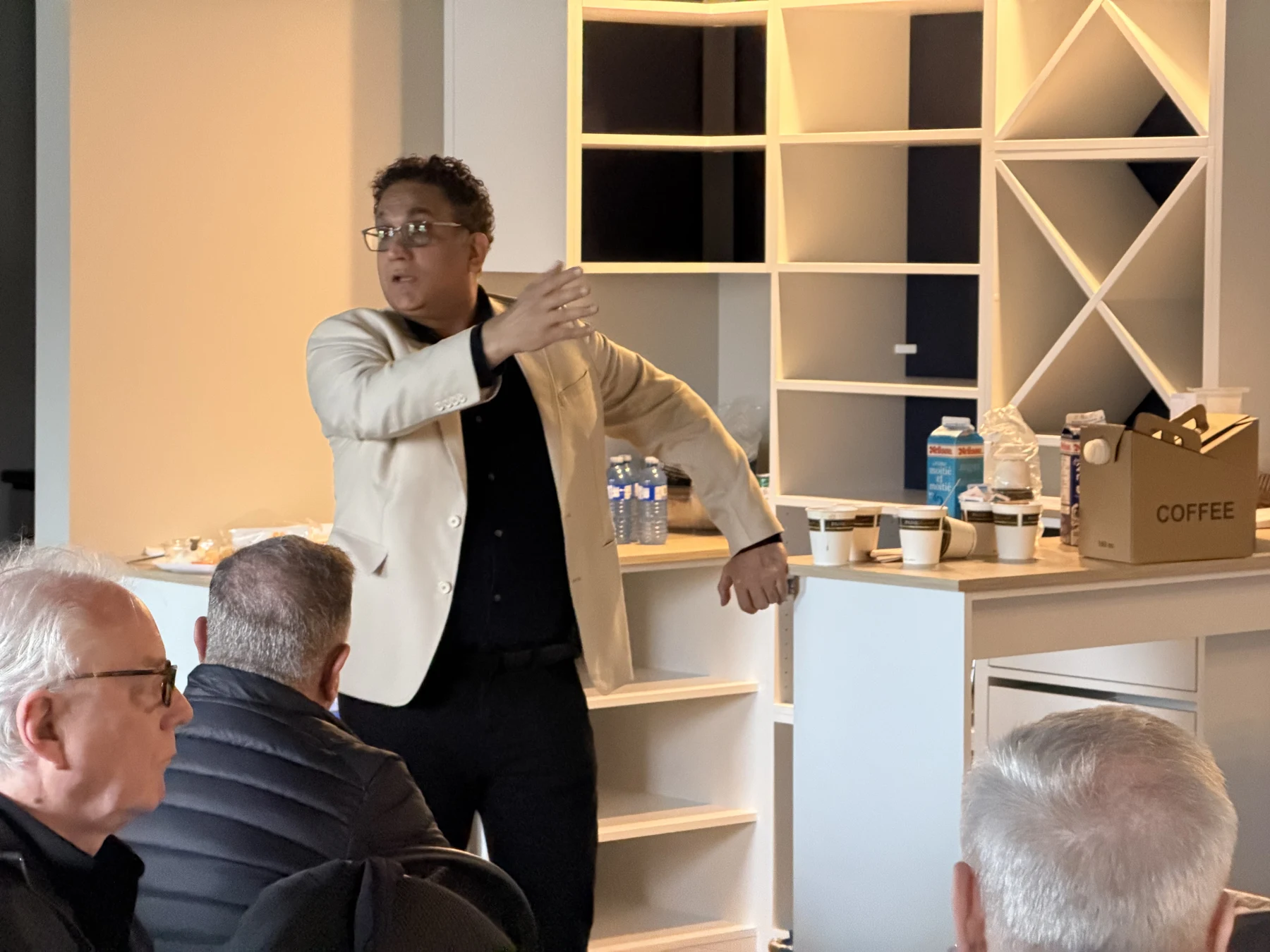 On site at Closets by Design — photograph from the BEO event gallery