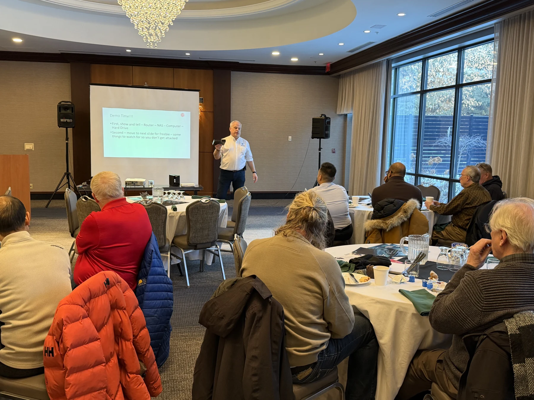 A practical discussion about IT security — photograph from the BEO event gallery