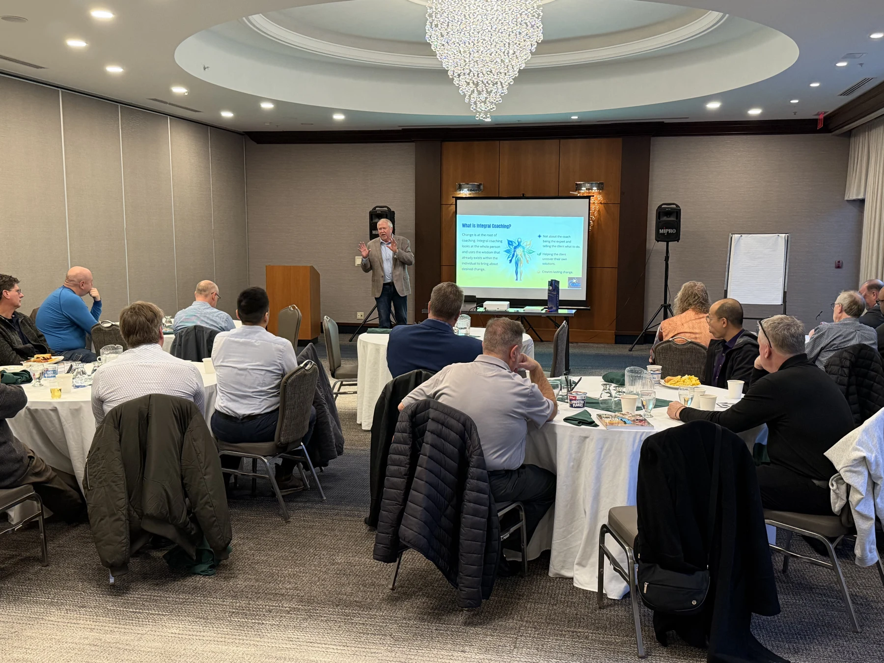 Leading from your own values — photograph from the BEO event gallery