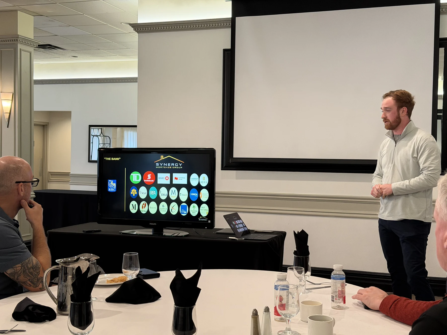 A mortgage conversation with Davis Carroll — photograph from the BEO event gallery
