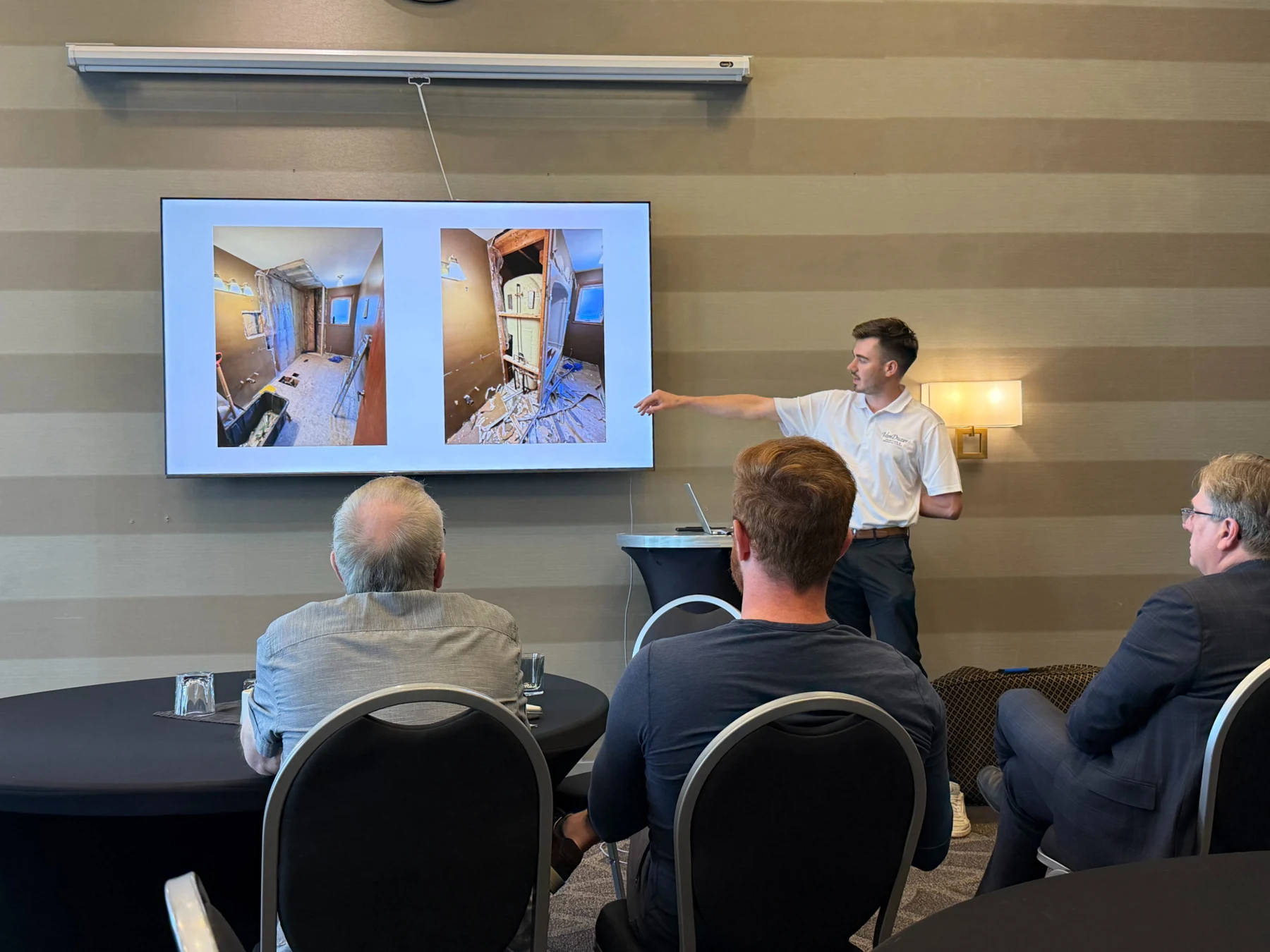 The craft behind a finished space — photograph from the BEO event gallery