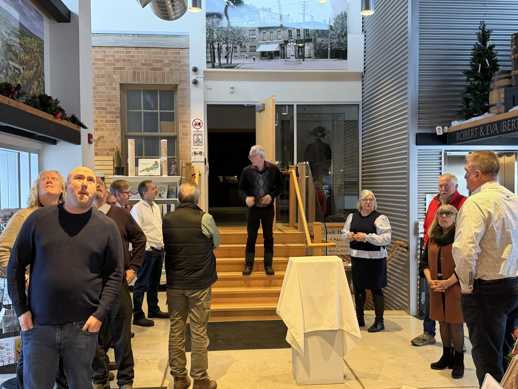 Discovering local history together — BEO event photograph
