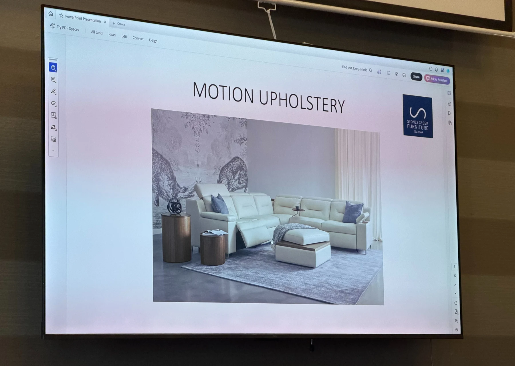 Inside Stoney Creek Furniture — photograph from the BEO event gallery