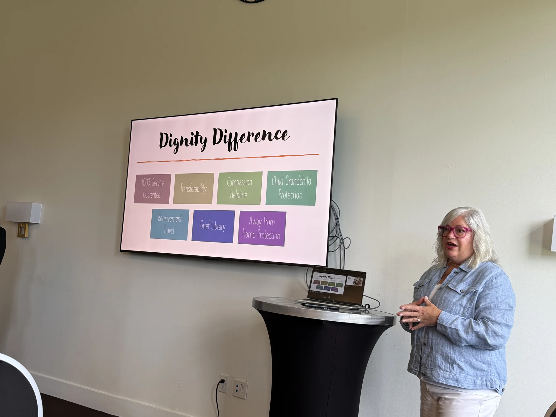 A conversation about care and planning — photograph from the BEO event gallery
