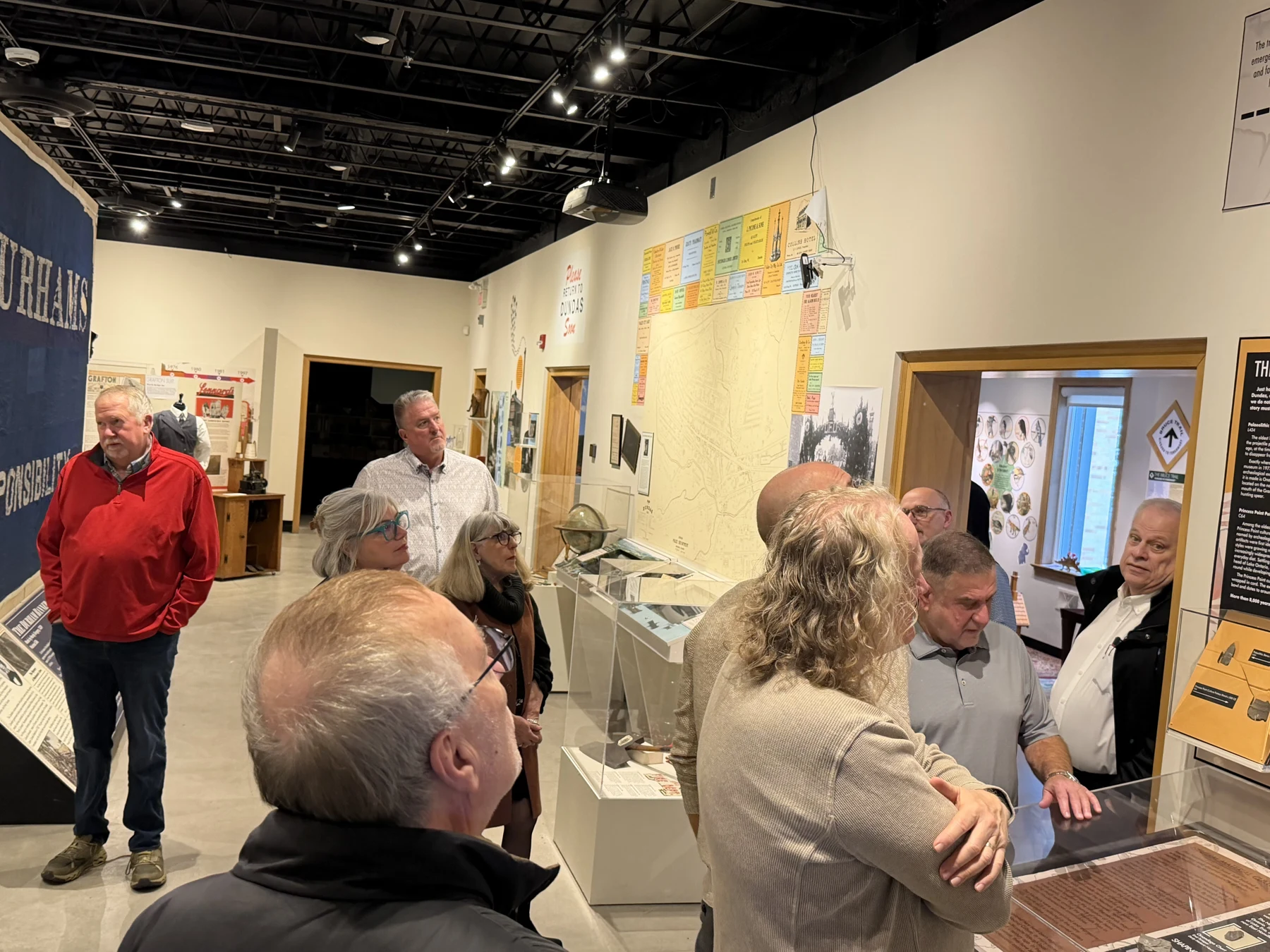 Discovering local history together — photograph from the BEO event gallery