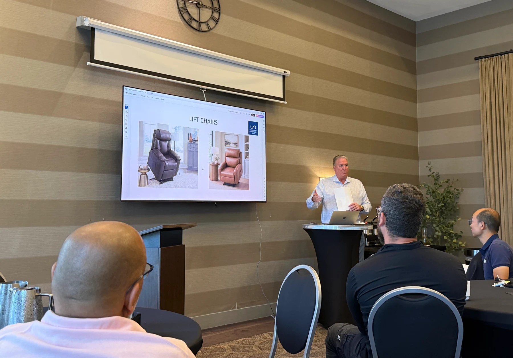 Inside Stoney Creek Furniture — photograph from the BEO event gallery