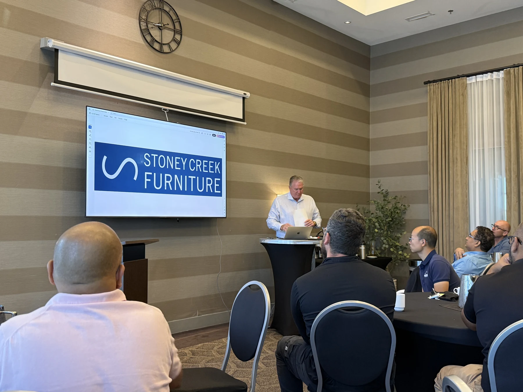 Inside Stoney Creek Furniture — photograph from the BEO event gallery