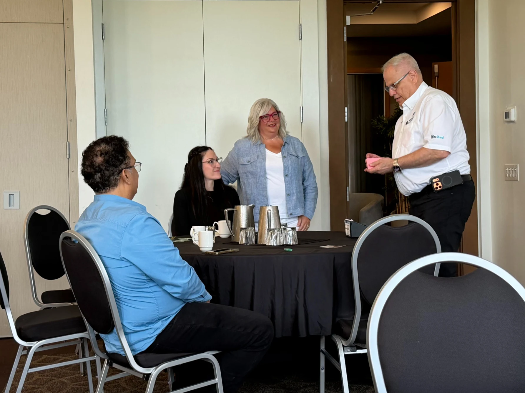 A conversation about care and planning — photograph from the BEO event gallery
